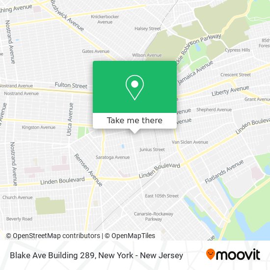 Mapa de Blake Ave Building 289