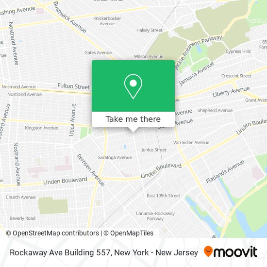 Mapa de Rockaway Ave Building 557