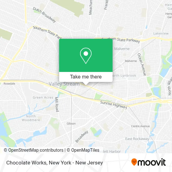 Chocolate Works map