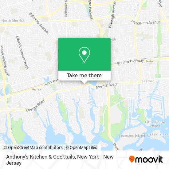 Anthony's Kitchen & Cocktails map