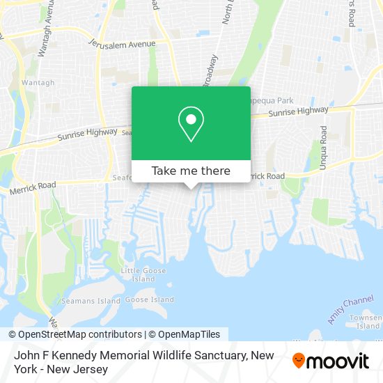 John F Kennedy Memorial Wildlife Sanctuary map