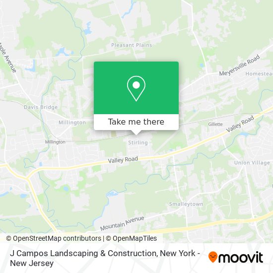 Mapa de J Campos Landscaping & Construction