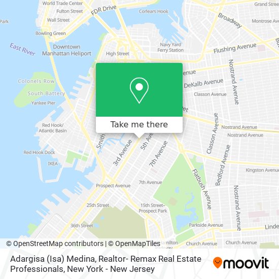 Mapa de Adargisa (Isa) Medina, Realtor- Remax Real Estate Professionals