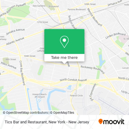 Tics Bar and Restaurant map