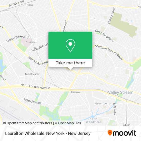 Laurelton Wholesale map