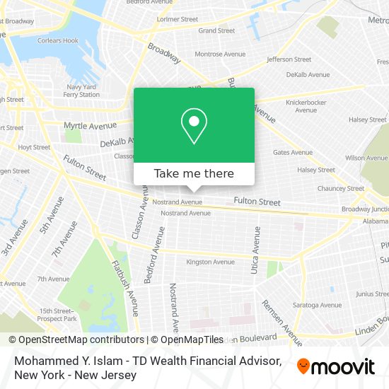 Mapa de Mohammed Y. Islam - TD Wealth Financial Advisor