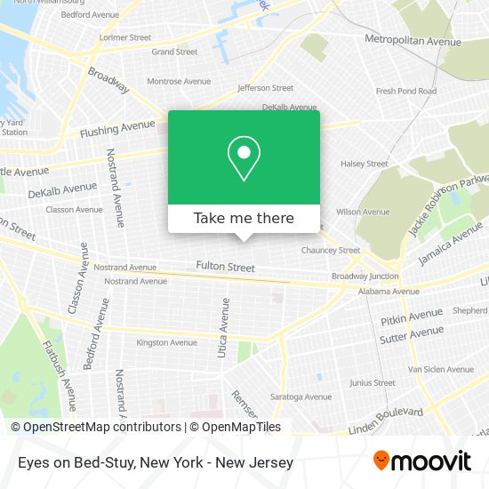 Eyes on Bed-Stuy map