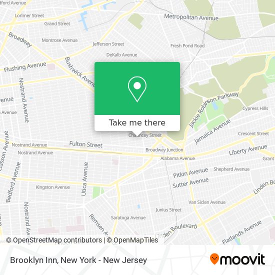 Mapa de Brooklyn Inn