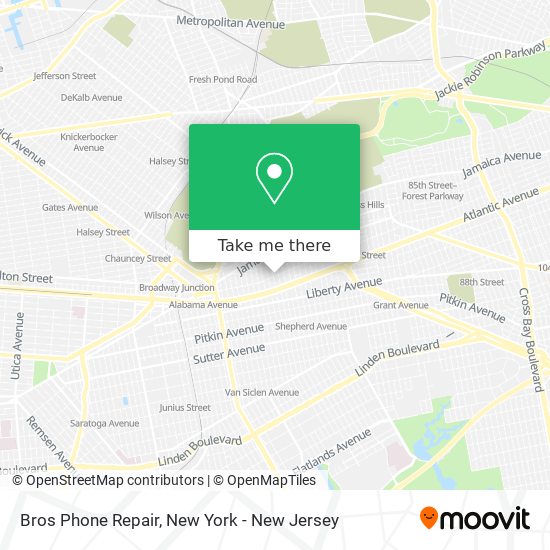 Mapa de Bros Phone Repair