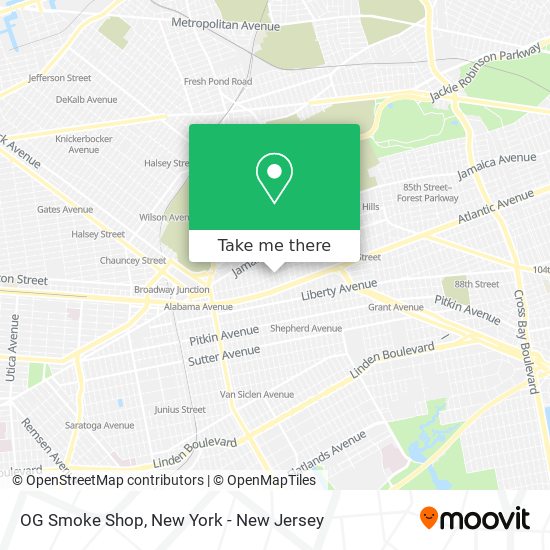 OG Smoke Shop map