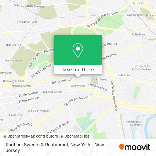 Mapa de Radhuni Sweets & Restaurant