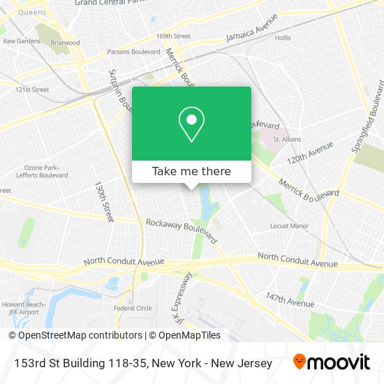 153rd St Building 118-35 map