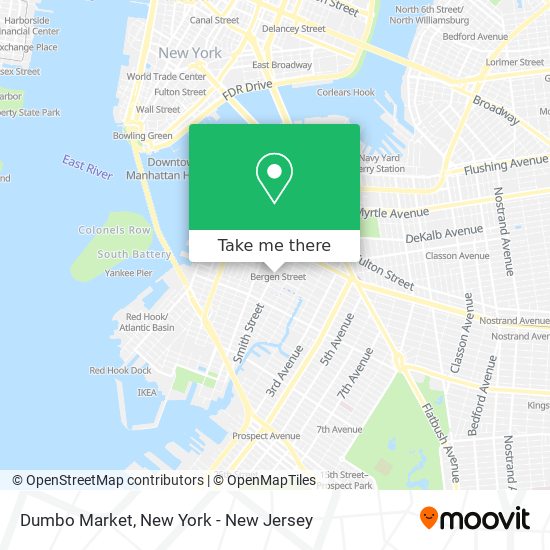 Mapa de Dumbo Market