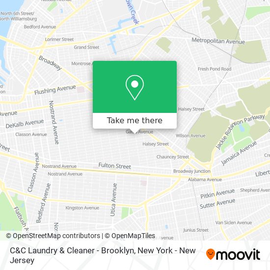 C&C Laundry & Cleaner - Brooklyn map