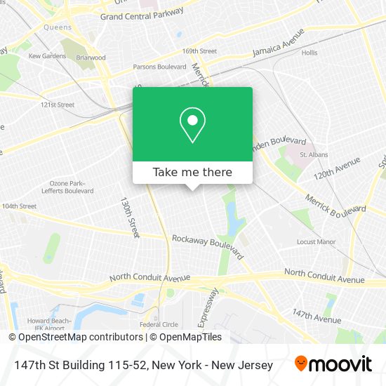 147th St Building 115-52 map