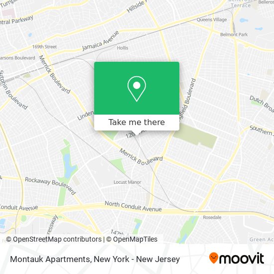 Mapa de Montauk Apartments