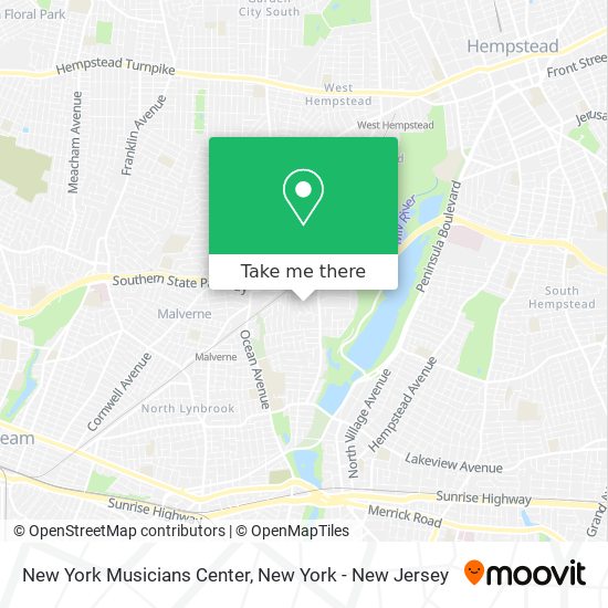 New York Musicians Center map