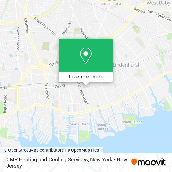 CMR Heating and Cooling Services map