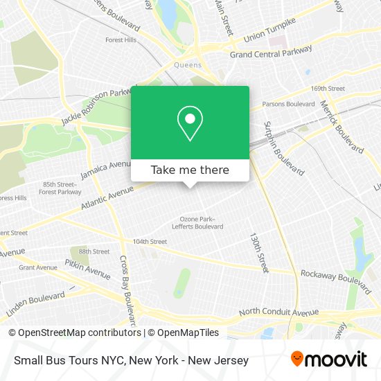 Mapa de Small Bus Tours NYC