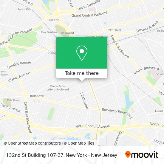 132nd St Building 107-27 map