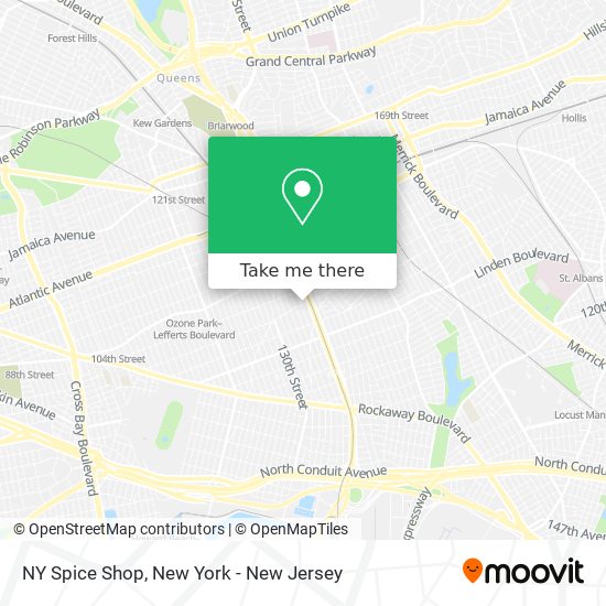 NY Spice Shop map