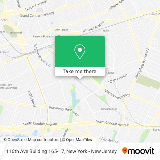 Mapa de 116th Ave Building 165-17