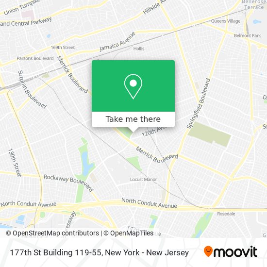 Mapa de 177th St Building 119-55