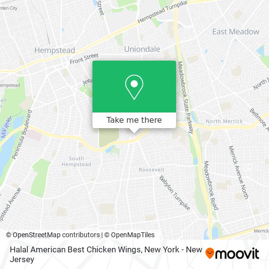 Halal American Best Chicken Wings map