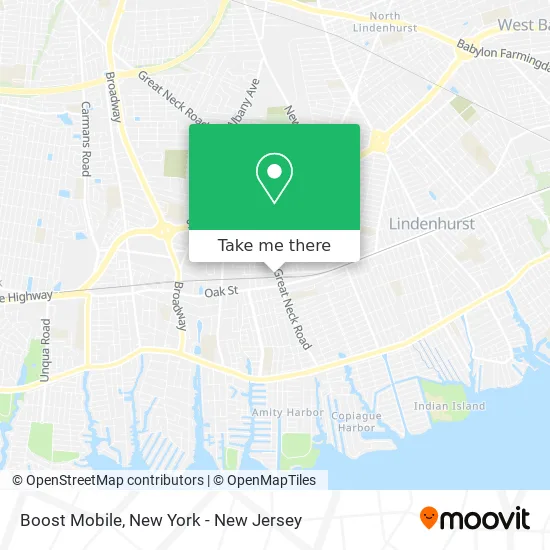 Boost Mobile map