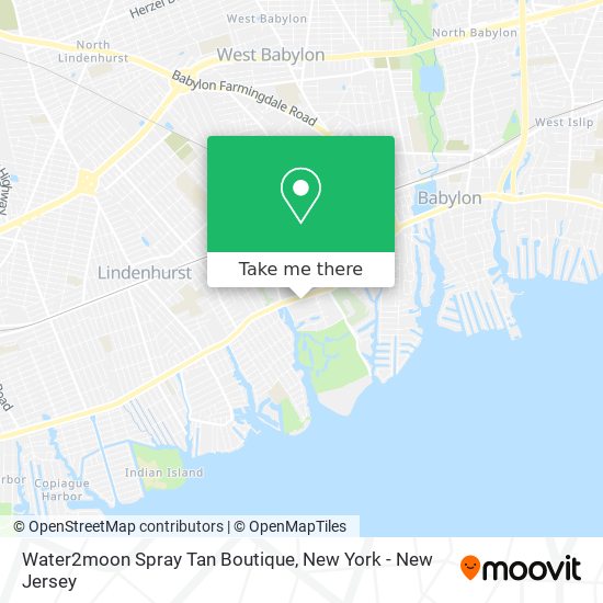 Water2moon Spray Tan Boutique map