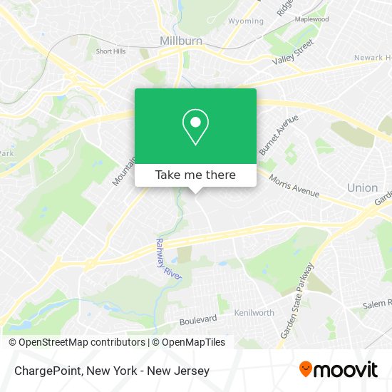 ChargePoint map