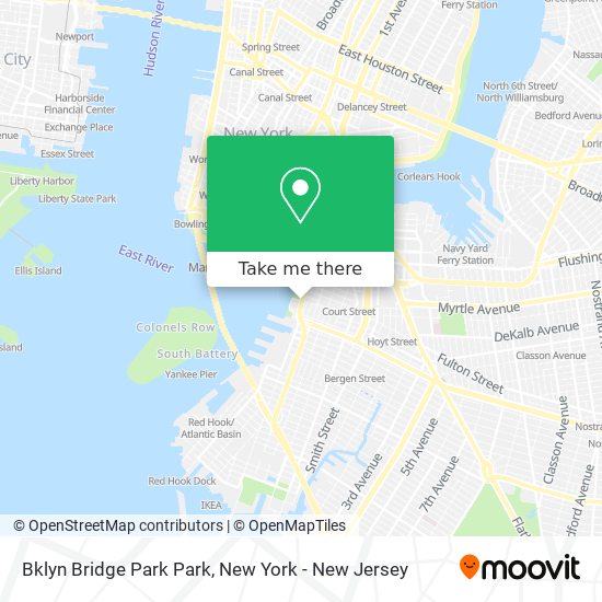 Bklyn Bridge Park Park map