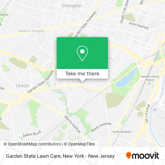 Garden State Lawn Care map