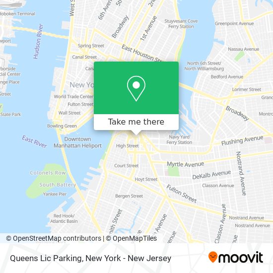 Mapa de Queens Lic Parking