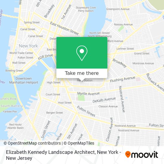 Elizabeth Kennedy Landscape Architect map
