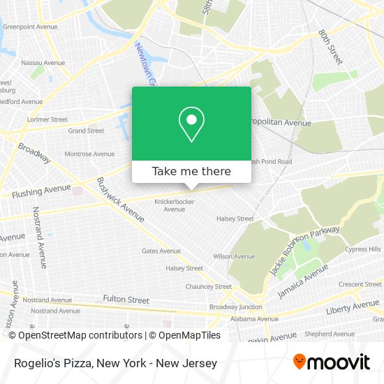 Rogelio's Pizza map