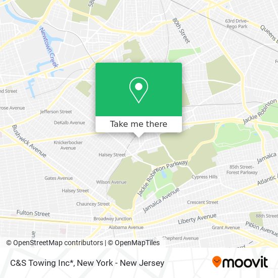 C&S Towing Inc* map