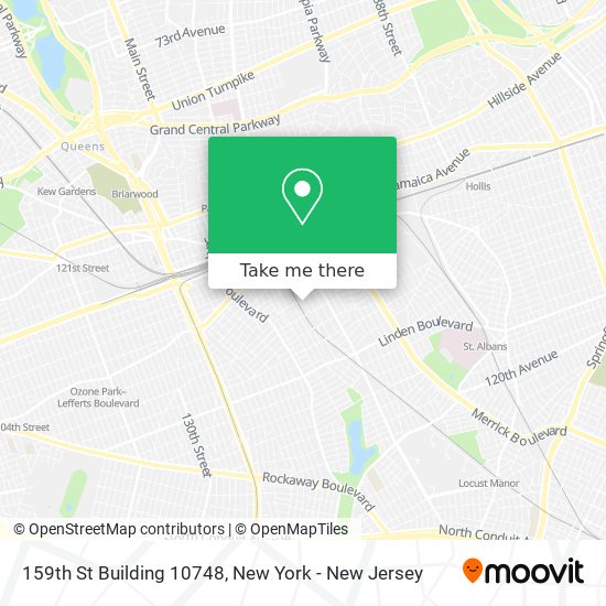 Mapa de 159th St Building 10748