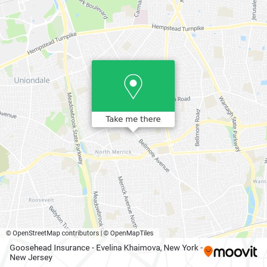 Goosehead Insurance - Evelina Khaimova map