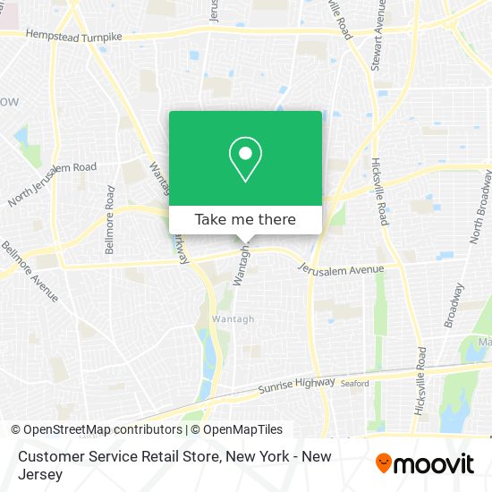 Customer Service Retail Store map