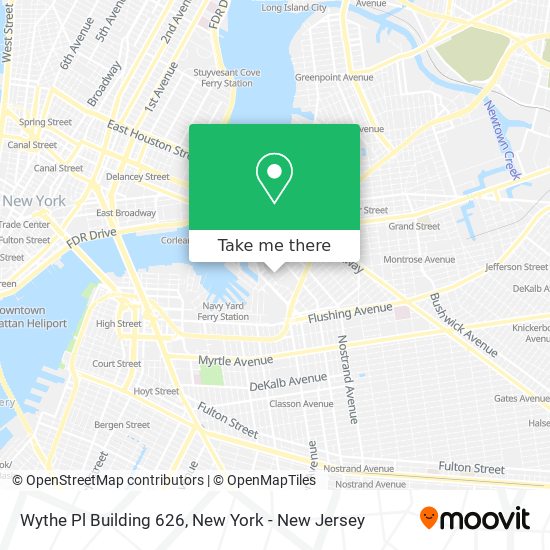 Mapa de Wythe Pl Building 626