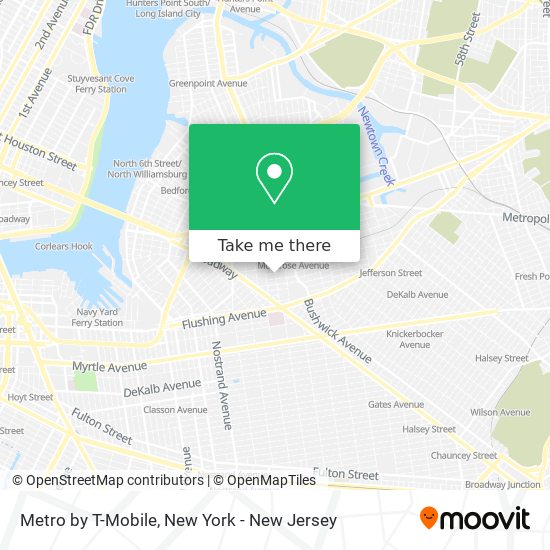 Metro by T-Mobile map