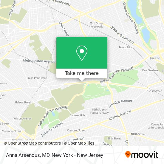 Mapa de Anna Arsenous, MD