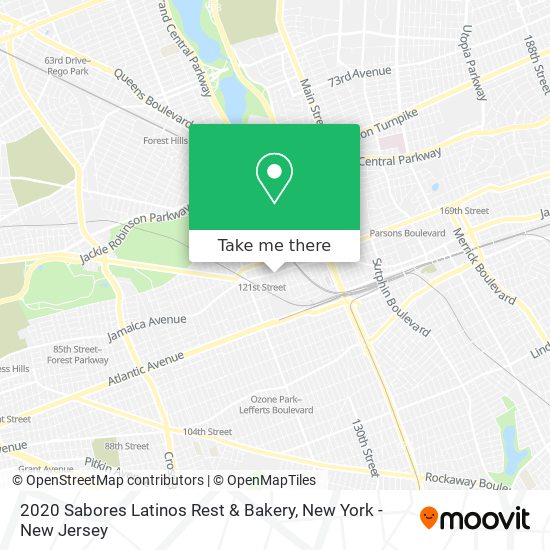 2020 Sabores Latinos Rest & Bakery map