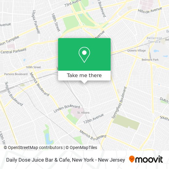 Daily Dose Juice Bar & Cafe map