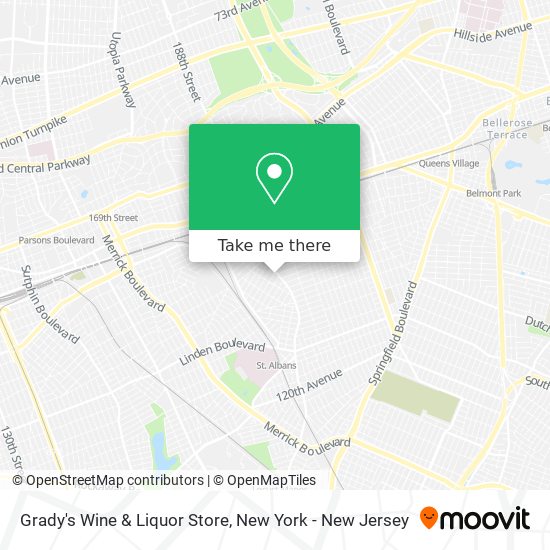 Mapa de Grady's Wine & Liquor Store