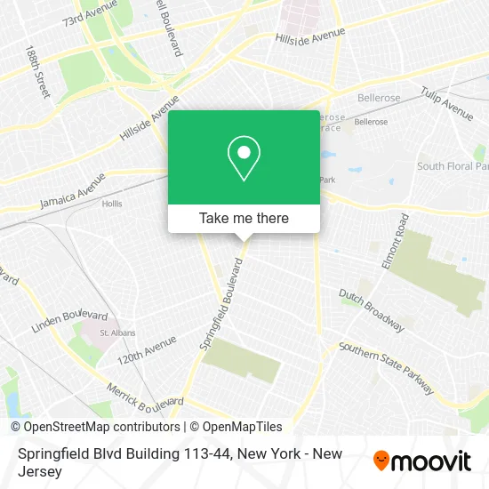 Springfield Blvd Building 113-44 map