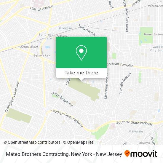 Mateo Brothers Contracting map