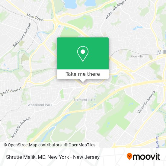 Shrutie Malik, MD map