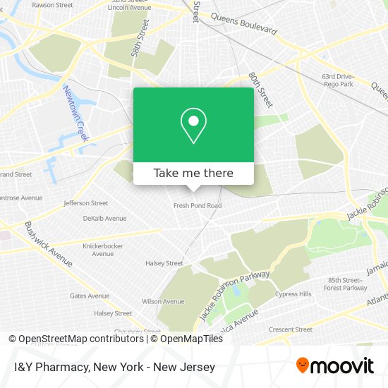 Mapa de I&Y Pharmacy